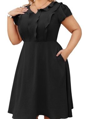 Hanna Nikole | Dresses | Hanna Nikole Black Dress For Funeral Plus Size Women 3x V Neck Dresses With | Poshmark Hanna Nikole | Dresses | Hanna Nikole Black Dress For Funeral Plus Size Women 3x V Neck Dresses With | Poshmark